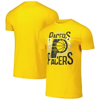 T-shirt de dédicace unisexe Stadium Essentials doré des Indiana Pacers