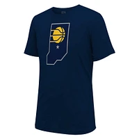 Unisex Stadium Essentials Navy Indiana Pacers Primary Logo T-Shirt