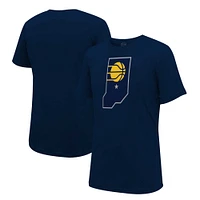 T-shirt unisexe avec logo principal des Indiana Pacers Stadium Essentials bleu marine