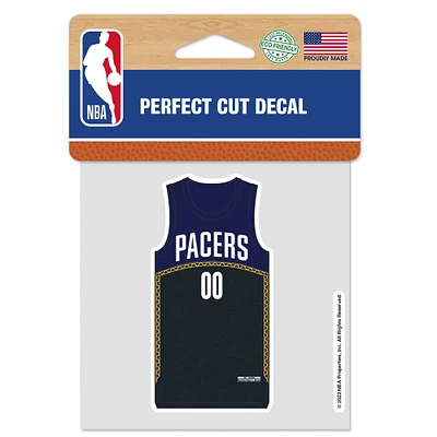 WinCraft Indiana Pacers 2022 City Edition 10,2 x 10,2 cm Décalcomanie coupe parfaite