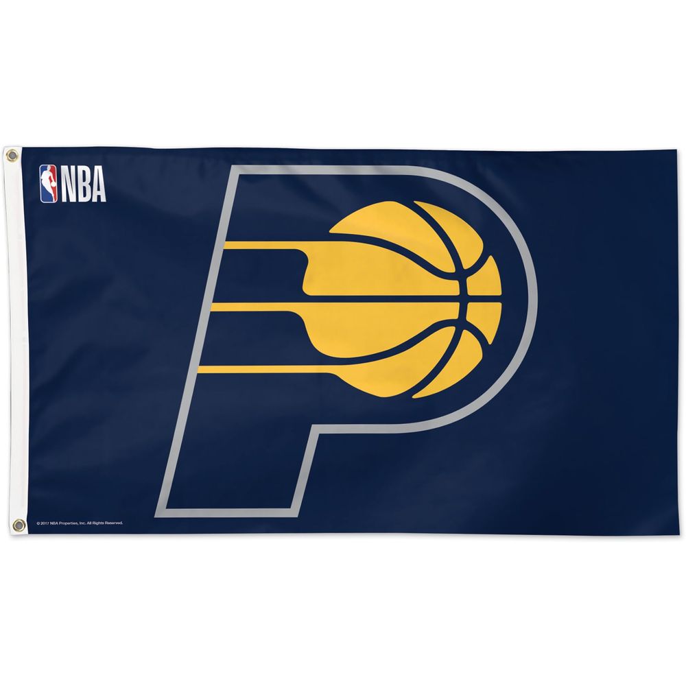 WinCraft Indiana Pacers Single-Sided 3' x 5' Deluxe Team Logo Flag