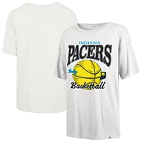 Women's '47  White Indiana Pacers City Edition Down Court Sadie T-Shirt