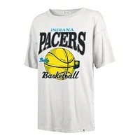 Women's '47  White Indiana Pacers City Edition Down Court Sadie T-Shirt
