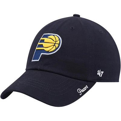 Women's '47 Navy Indiana Pacers Miata Clean Up Logo Adjustable Hat