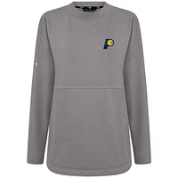 Women's Levelwear Gray Indiana Pacers Beaudry Pullover Sweatshirt