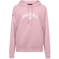 Women's Levelwear  Light Pink Indiana Pacers Mother's Day Adorn Arched Pullover Hoodie