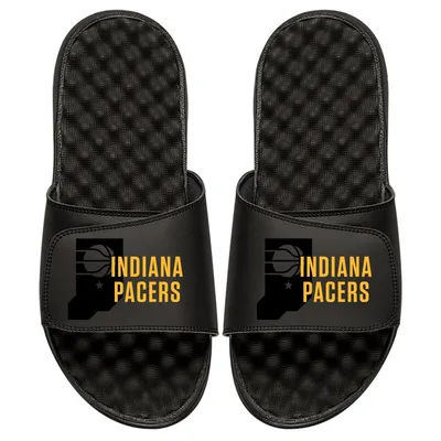 Indiana Pacers ISlide Youth Tonal Pop Slide Sandals - Black