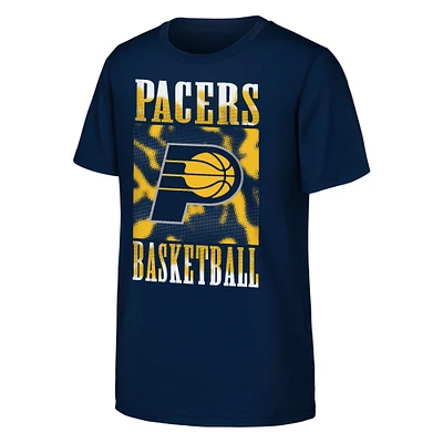 Youth  Navy Indiana Pacers Garage Hero T-Shirt