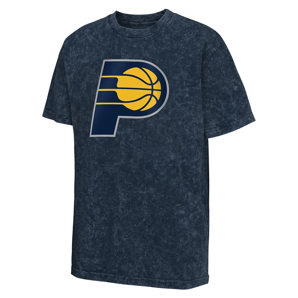 T-shirt bleu marine pour jeunes Indiana Pacers Rugged Defense