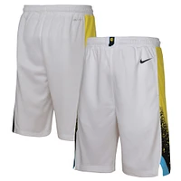 Youth Nike  White Indiana Pacers 2024/25 City Edition Swingman Performance Shorts