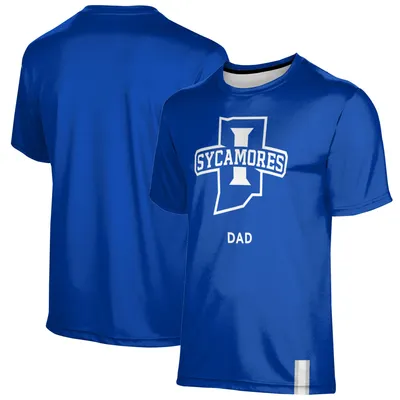 Indiana State Sycamores ProSphere Dad Logo Stripe T-Shirt - Royal