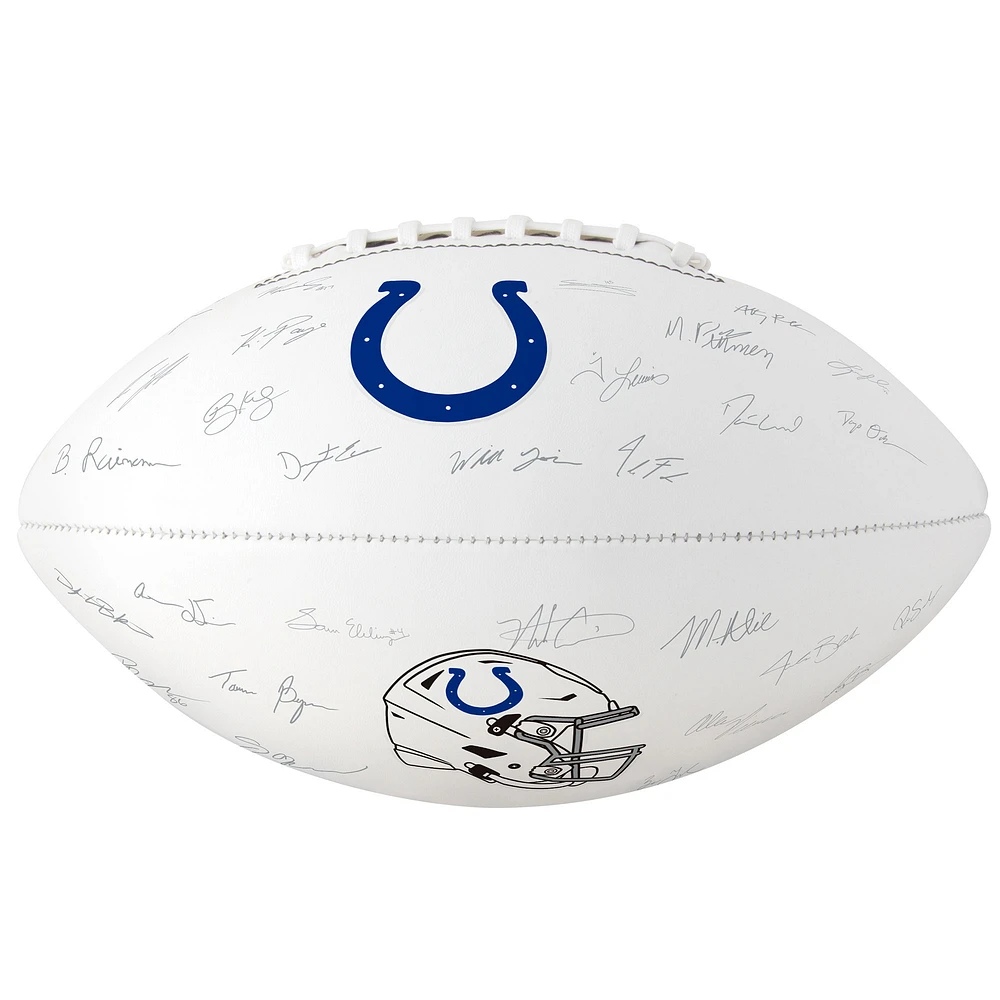 Ballon de football à signature autographe des Colts d'Indianapolis