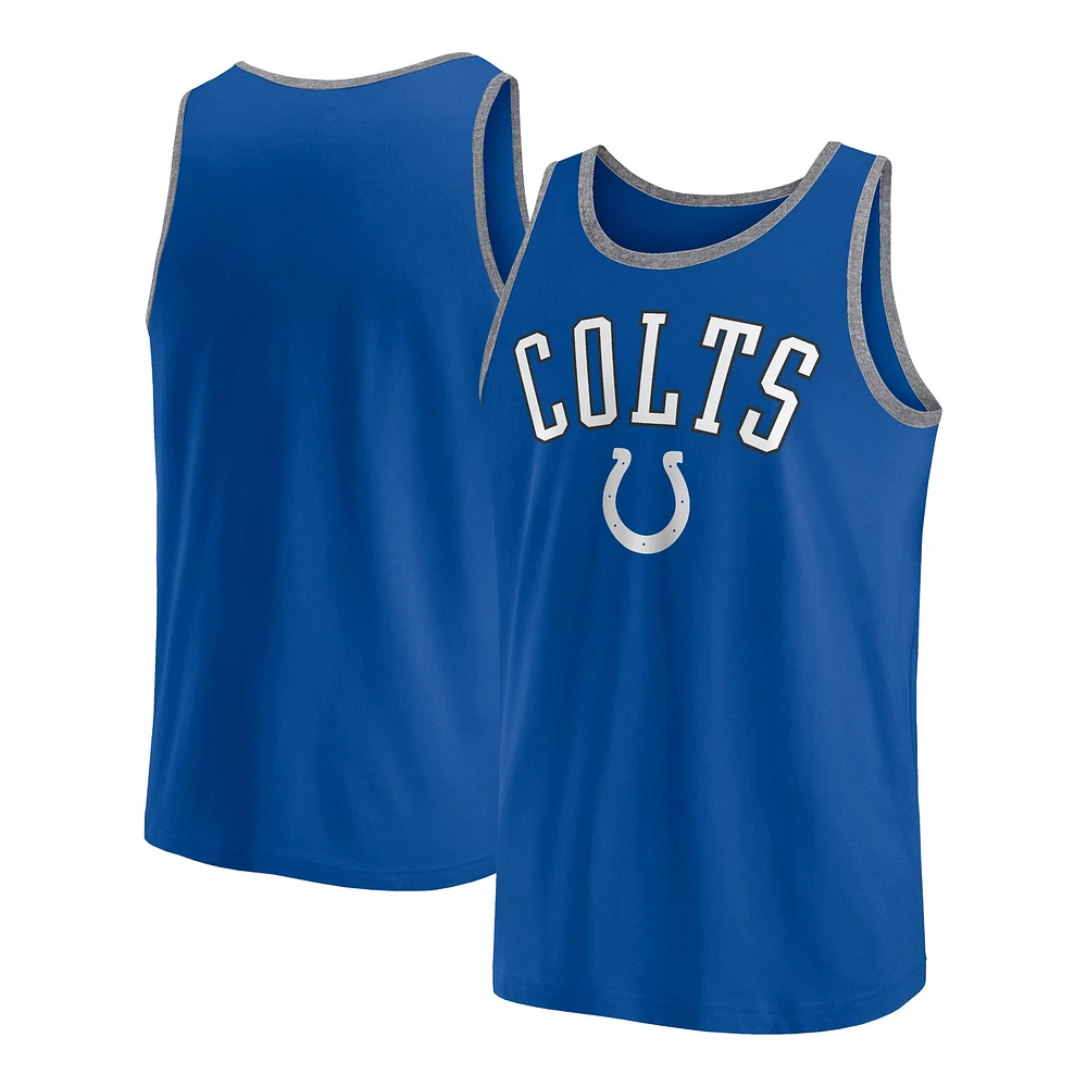 Men's Fanatics Royal Indianapolis Colts Bet Tank Top