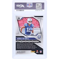 Adonai Mitchell Indianapolis Colts 2024 Panini Prizm Gold Prizm #303 #1/10 PSA Authenticated 9 Rookie Card