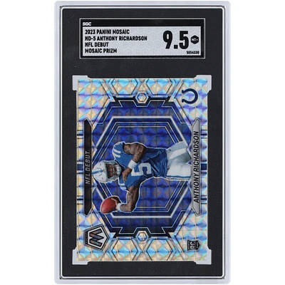 Anthony Richardson Indianapolis Colts 2023 Panini Mosaic Mosaic Prizm #ND-5 SGC authentifié 9.5 Rookie Card