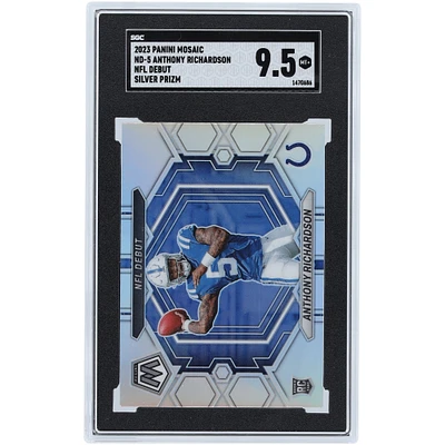 Anthony Richardson Indianapolis Colts 2023 Panini Mosaic Silver Prizm #ND-5 SGC authentifié 9.5 Rookie Card