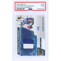 Anthony Richardson Indianapolis Colts dédicacé 2023 Panini Zenith 2 Color Relic #202 #127/299 PSA authentifié 9 Rookie Card