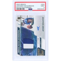 Anthony Richardson Indianapolis Colts dédicacé 2023 Panini Zenith 2 Color Relic #202 #127/299 PSA authentifié 9 Rookie Card