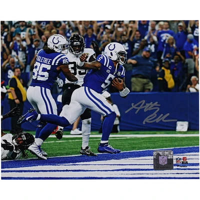 Photographie autographiée de 20 x 25 cm d'Anthony Richardson, premier touchdown des Indianapolis Colts