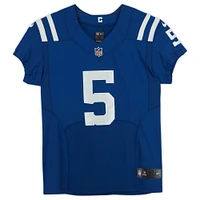 Maillot Nike Elite bleu autographié par Anthony Richardson des Indianapolis Colts