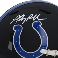 Casque Riddell Speed ​​Mini dédicacé par Anthony Richardson Indianapolis Colts, noir mat