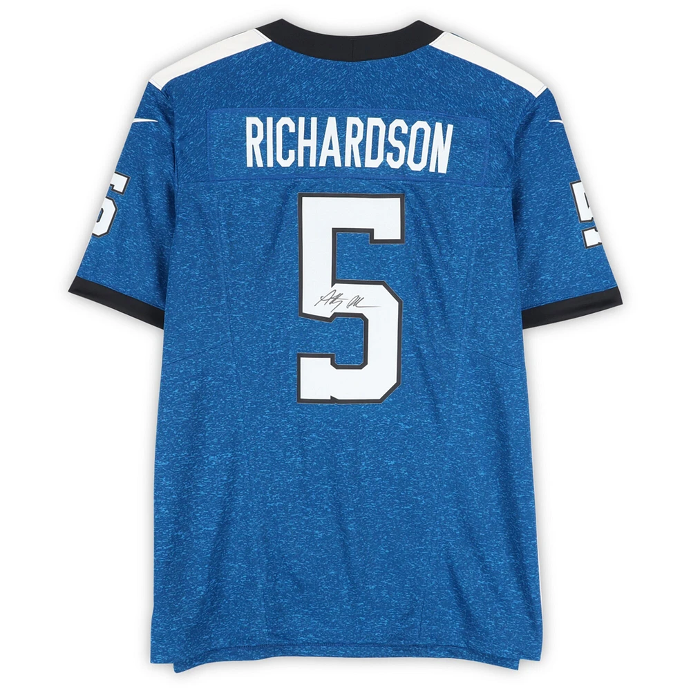 Anthony Richardson Indianapolis Colts Autographed Royal Alternate Knight Limited Jersey 