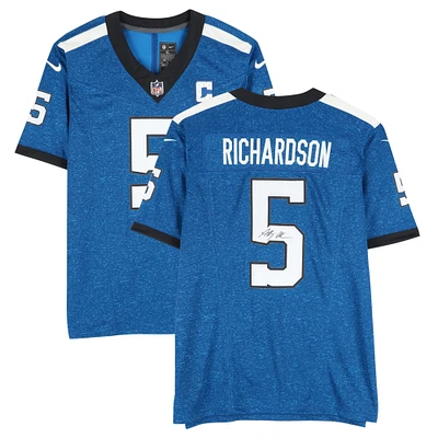 Anthony Richardson Indianapolis Colts Autographed Royal Alternate Knight Limited Jersey 
