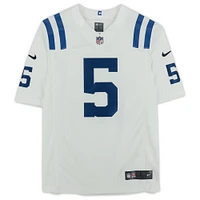 Maillot Nike blanc dédicacé par Anthony Richardson Indianapolis Colts