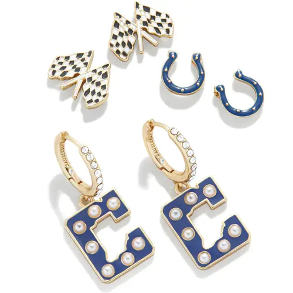 Detroit Lions BaubleBar Three-Pack Earring Set