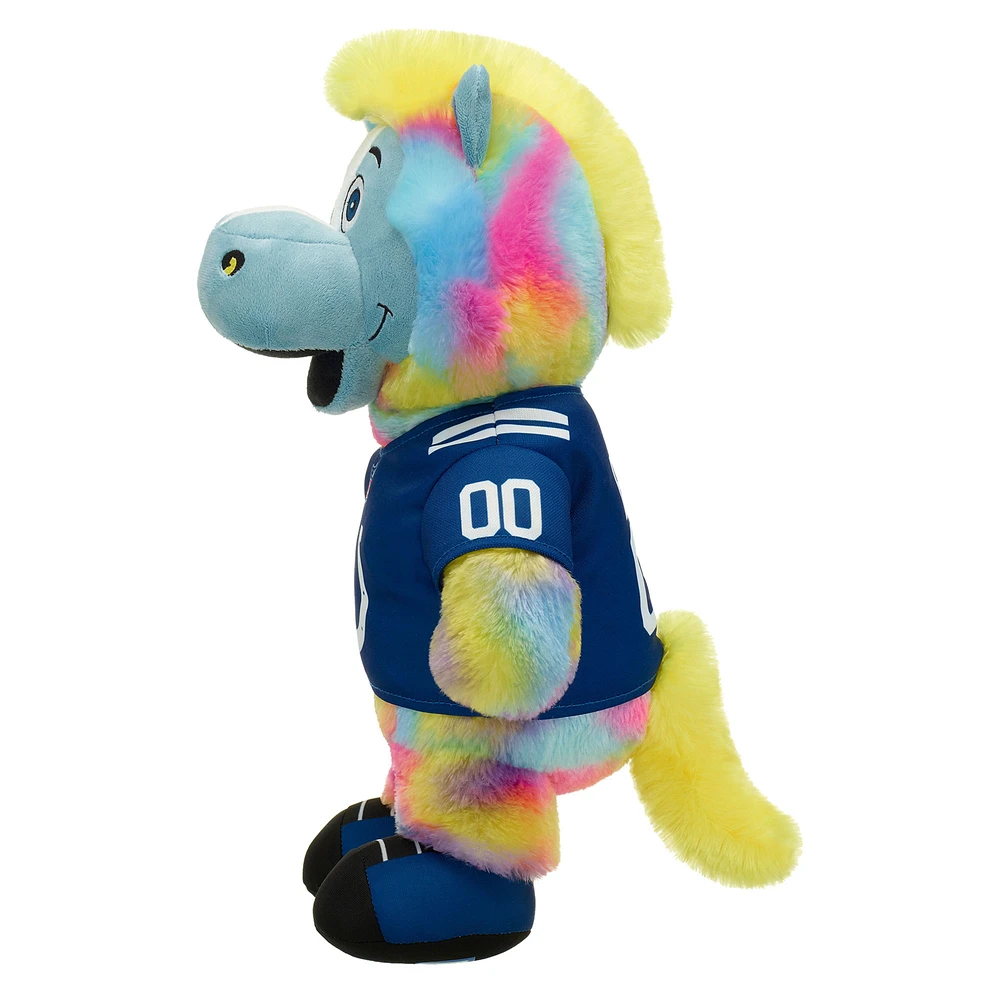 Mascotte en peluche tie-dye Build-A-Bear des Colts d'Indianapolis