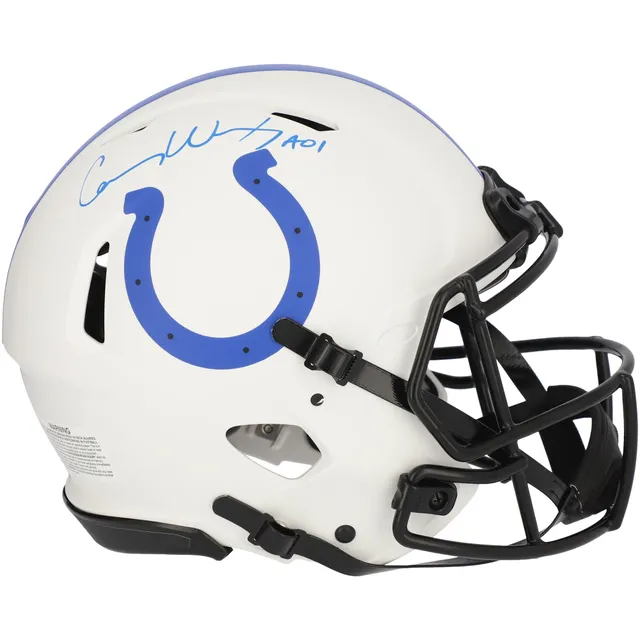 Riddell Indianapolis Colts LUNAR Alternate Revolution Speed Mini Football  Helmet - NFL Mini Helmets