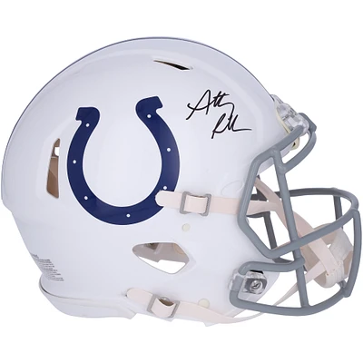 Casque authentique autographié Riddell Speed ​​d'Anthony Richardson des Indianapolis Colts 2023 NFL Draft First Round Pick