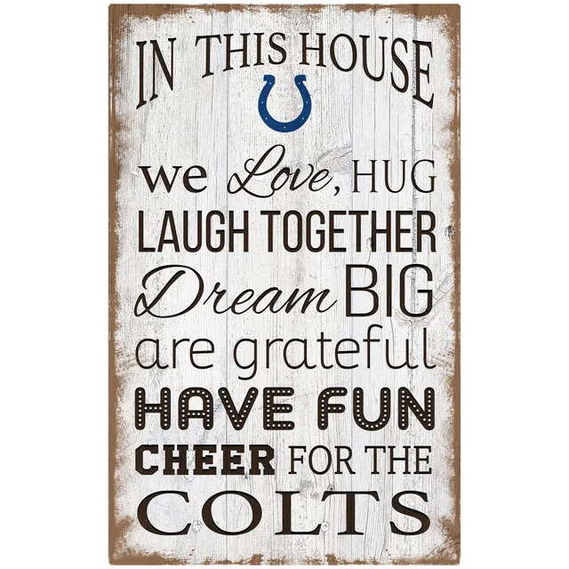 Lids Indianapolis Colts 12'' x 16'' Personalized Team Jersey Print