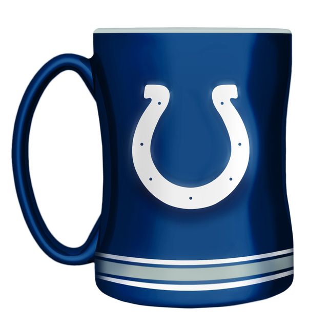 Colts d'Indianapolis 14oz. Tasse sculptée