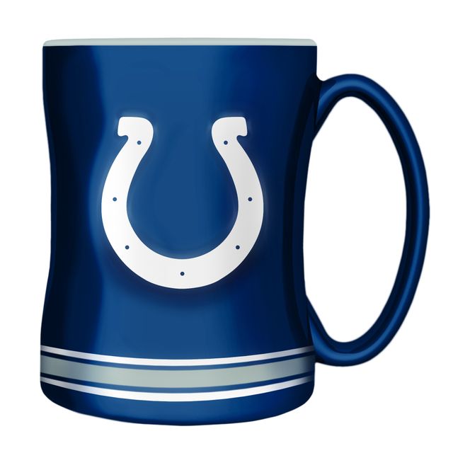 Colts d'Indianapolis 14oz. Tasse sculptée