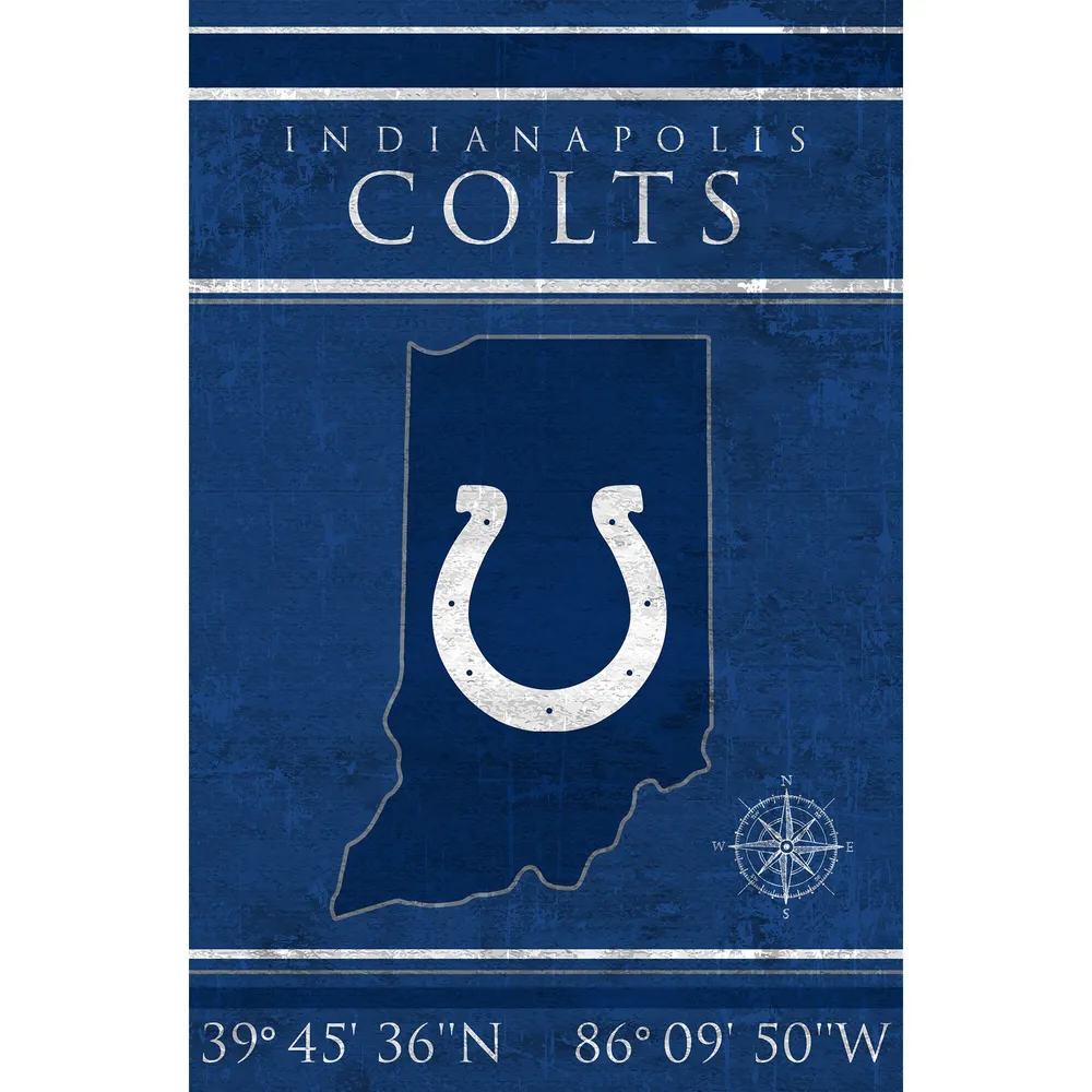 Indianapolis Colts Team Logo 16oz. Personalized Laser Etched Jump Mug