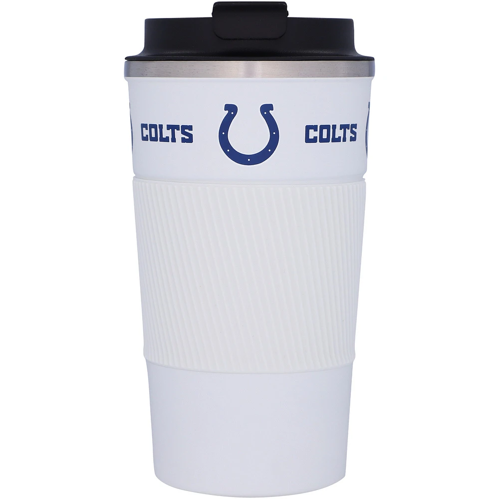 Indianapolis Colts 18oz Coffee Tumbler with Silicone Grip