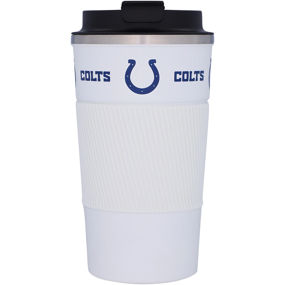 Indianapolis Colts 18oz Coffee Tumbler with Silicone Grip