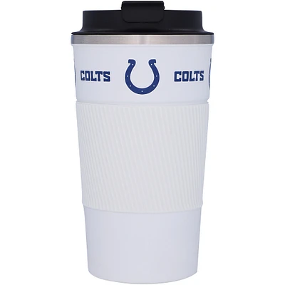 Indianapolis Colts 18oz Coffee Tumbler with Silicone Grip