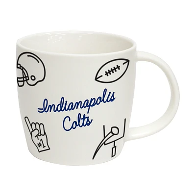 Colts d'Indianapolis 18 onces. Tasse de meneur de jeu