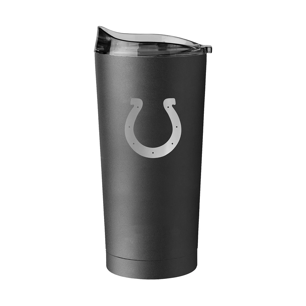 Indianapolis Colts 20oz. Black Powder Coat Tumbler