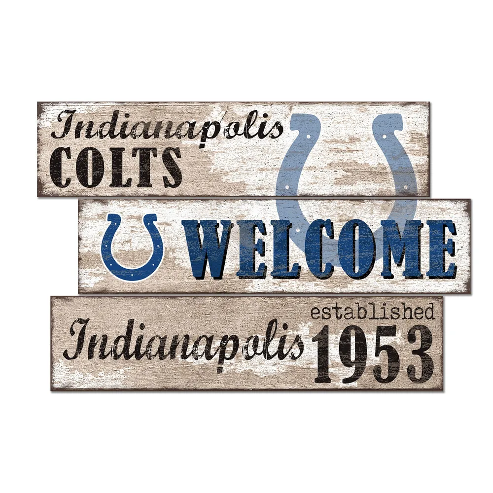 Indianapolis Colts 24'' Round Heritage Logo Sign