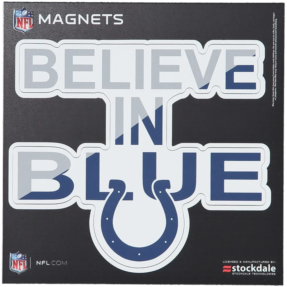 Magnetic NFL Football Schedule Indianapolis Colts