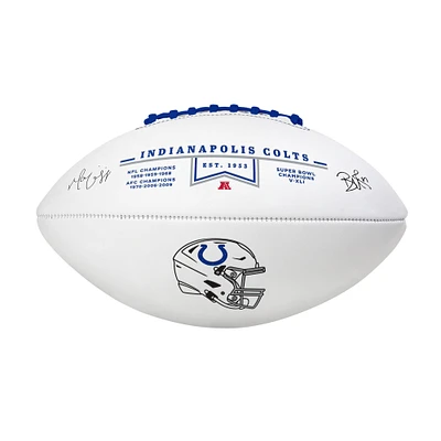 Ballon de football signature des Indianapolis Colts