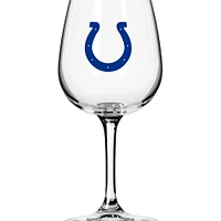 Verre à vin à pied avec logo des Indianapolis Colts, 12 oz