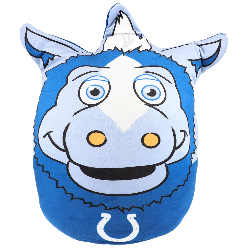 Coussin en peluche représentant la mascotte des Indianapolis Colts