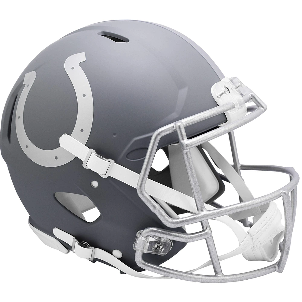 Casque authentique Riddell 2024 Slate Alternate Speed ​​des Indianapolis Colts