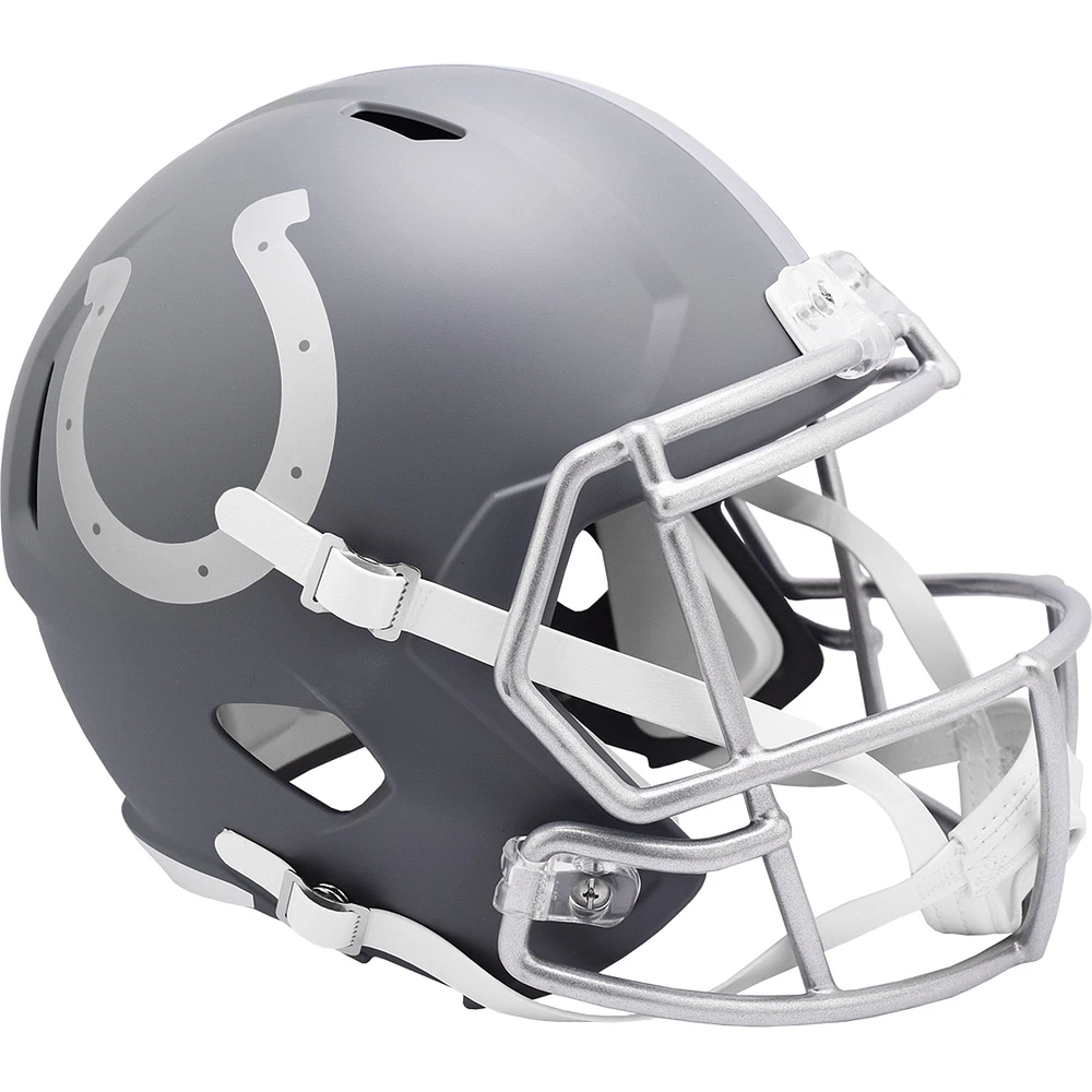 Indianapolis Colts Riddell 2024 Slate Alternate Speed Replica Helmet