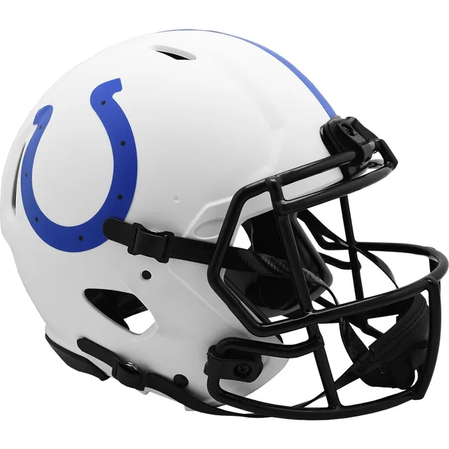 Riddell Indianapolis Colts Flat White Alternate Revolution Speed Authentic  Football Helmet