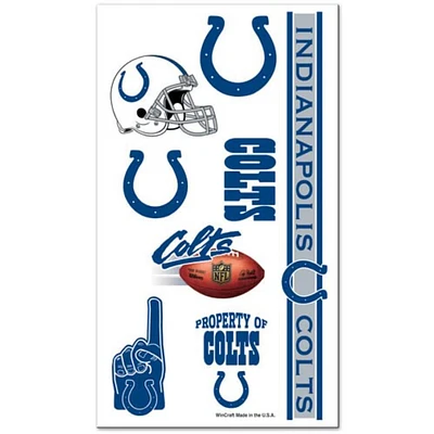 Feuille de tatouage temporaire Indianapolis Colts